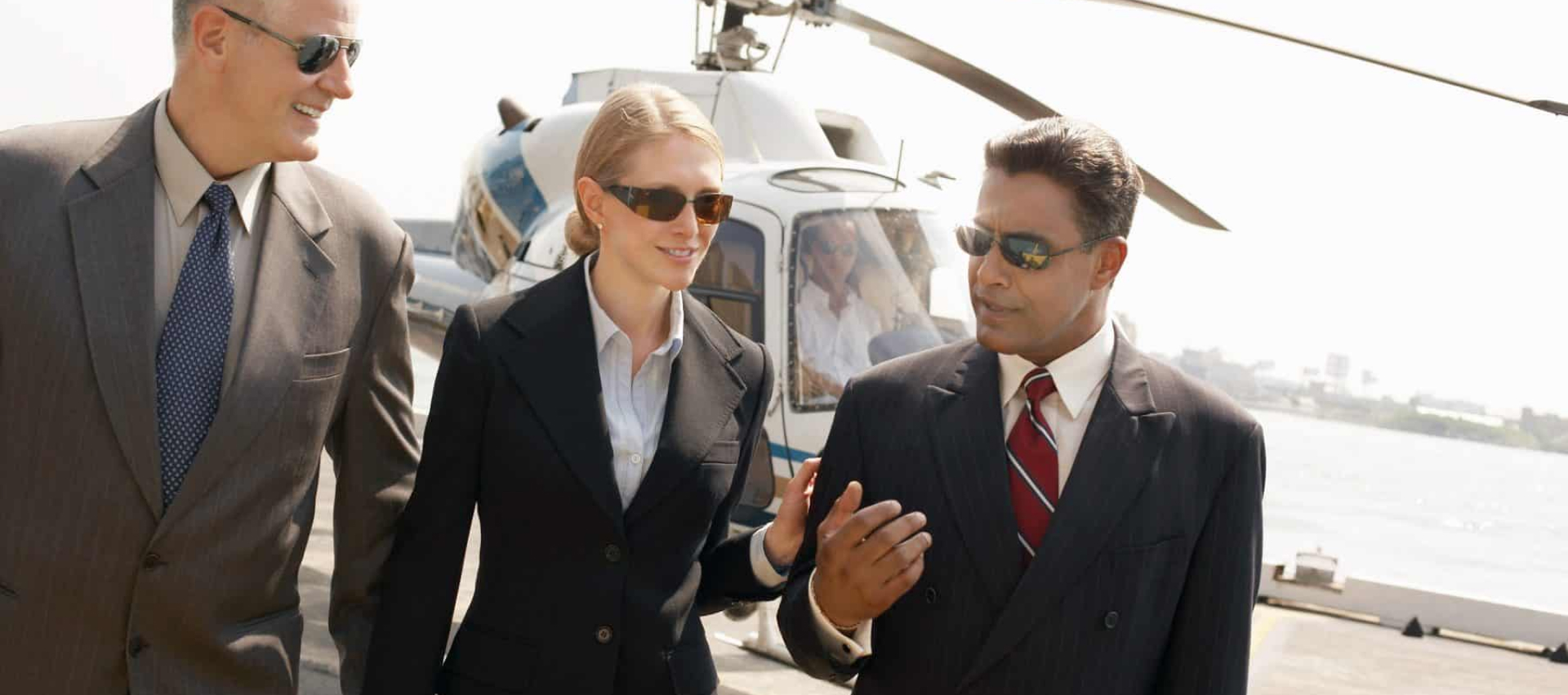 Corporate Helicopter charter (2) Service Banner - Gulf Air